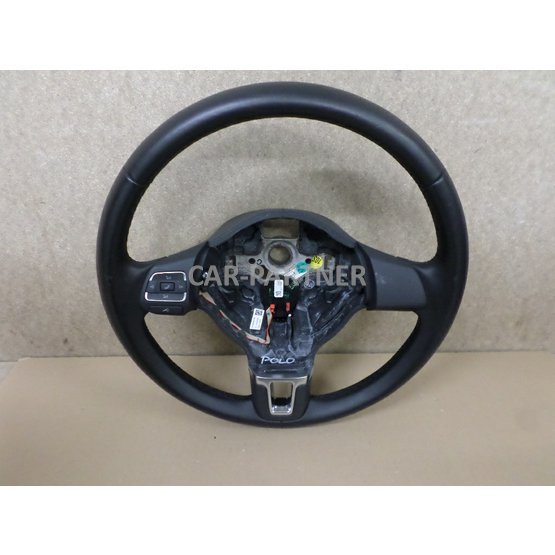 0018592  VW Polo 6R volant kožený multifunkční tříramenný 6R0 419 091 F.JPG