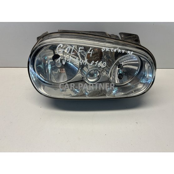 Přední levý světlomet VW GOLF 4 1J1941016B ulomené držaky .jpeg